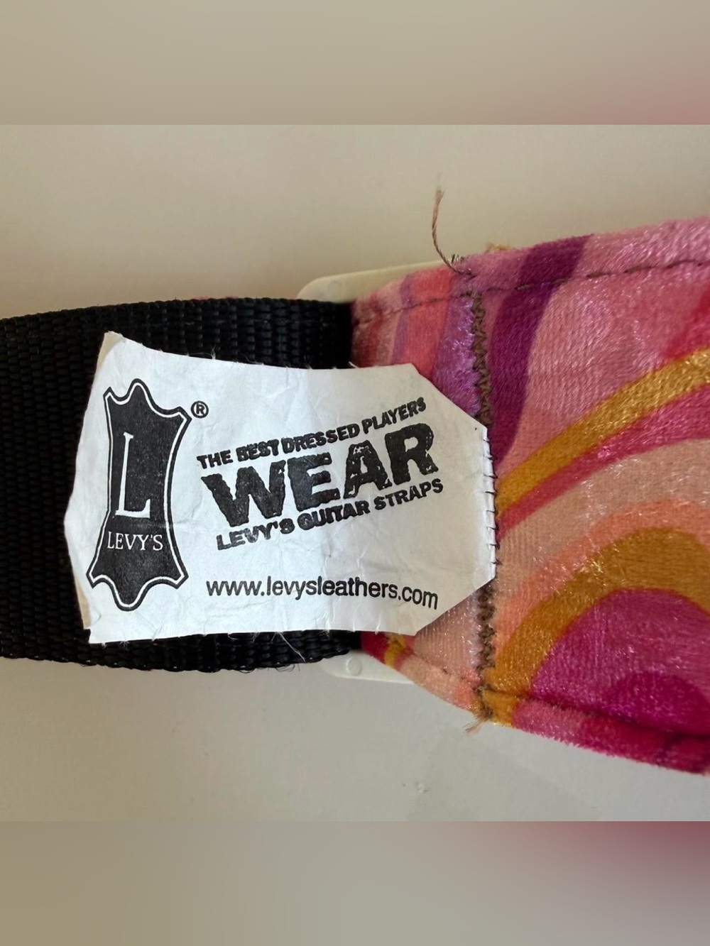 Levy's Artist Series Adjustable Guitar Strap - Picture 2 of 7